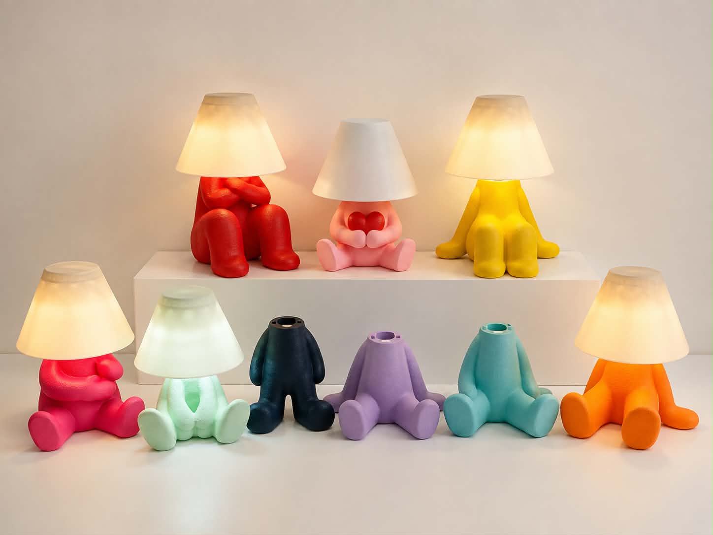 Little Lamp Buddy — a printed character lamp