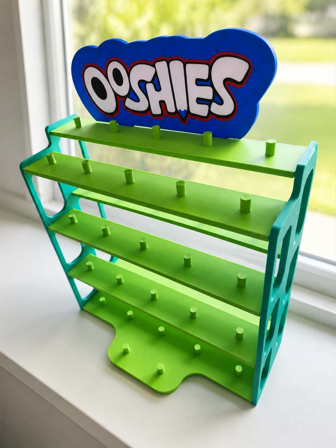 Ooshie display stand for collectible figurines